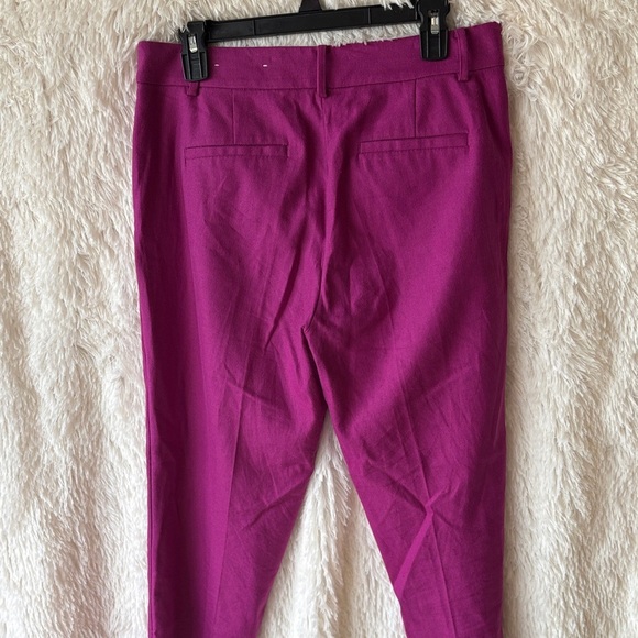 LOFT Magenta Ankle Pants - Picture 5 of 8